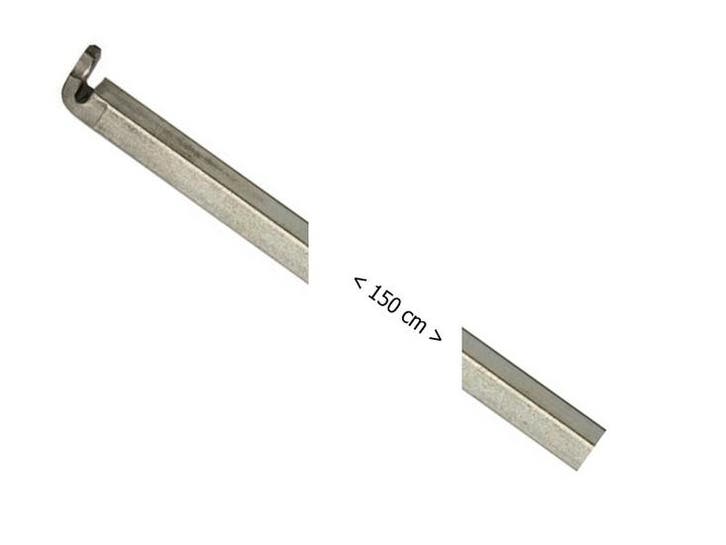 Nemef Staaf voor kruk-espagnolet 7 verzinkt 9x1500 mm, Doe-het-zelf en Verbouw, Deuren en Horren, Verzenden