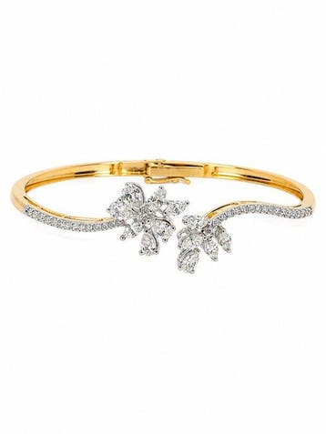 Armband - 18 karaat Geel goud, Witgoud - 1.60ct. tw. Diamant, Nieuw