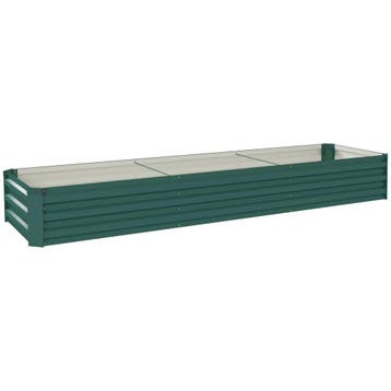 Hoogbed Staal, Plantenbed Met Open Bodem Kweekbed Tuinbed 24, Verzenden