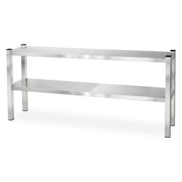 HCB Pro-line Dubbele etagère brug - 140 x 30 x 65 cm - RVS, Verzenden, Nieuw in verpakking
