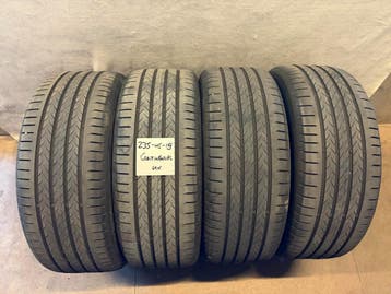 4x Continental EcoContact 6 Q - 235/45 R19 - DOT 3324, Gebruikt, 235 mm, Band(en), Personenwagen