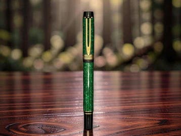 Ideal - Patrician Man 100 Emerald Green Ideal 18K - Vulpen, Nieuw