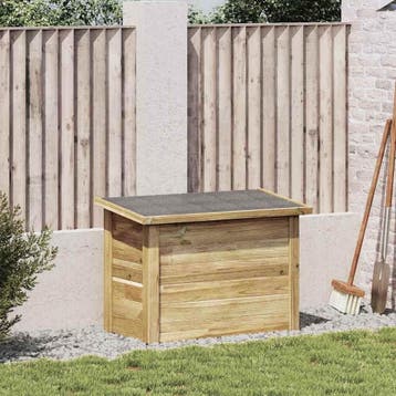 vidaXL Opbergbox Geïmpregneerd grenenhout 80 x 44,5 x 57,5, Verzenden, Nieuw