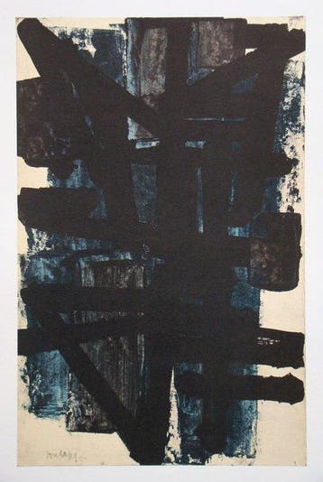 Pierre Soulages (1919-2022) - Peinture sur papier VI