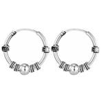 Fako Bijoux - Bali Oorringen - Cleo - 15mm - Zilverkleurig, Verzenden, Nieuw