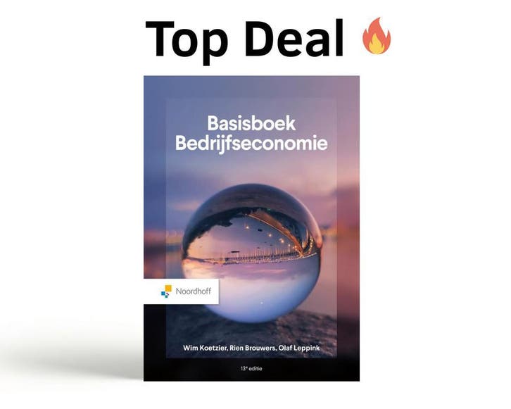 Basisboek Bedrijfseconomie, 9789001035174, Boeken, Studieboeken en Cursussen, Zo goed als nieuw, Verzenden