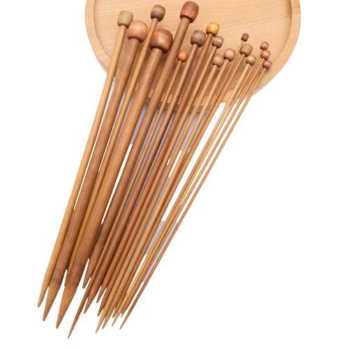 Breinaalden Breipennen Met Knop Hout Set 2mm Tot 10mm 18 Paa, Verzamelen, Overige Verzamelen, Verzenden