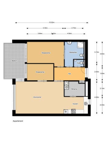 Appartement te huur in Kampen - 100 m² - 3 kamer(s) - 3, Appartement, Kampen, Overijssel