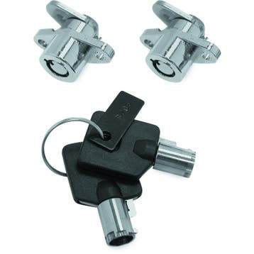 Bikers Choice 93-13 Touring Hard Bag Saddlebag Lock Set Pr, Ophalen of Verzenden