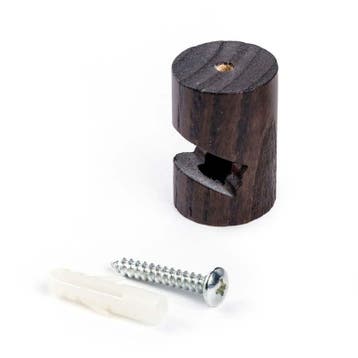 Kabelgeleider Wand Haak Hout Donker, Ophalen of Verzenden, Nieuw