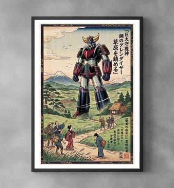 Sato Hageshi - Colossus of the Land - Goldorak - Pop Art -, Nieuw