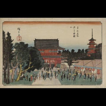 Utagawa Hiroshige /  (1797–1858) Bekende plekken van de