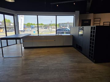 Nolte showroom keuken – Eiken nero/Platina - Compleet, Nieuw, Overige kleuren, Overige typen