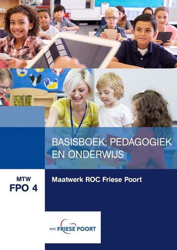 MTW FPO 4: Maatwerk ROC Friese Poort: Basisboek: Pedagogiek, Boeken, Verzenden, Gelezen, Kim de Bakker - Teketay