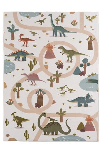 Speelkleed | Coco | Dinosaurus | Crème | 160x230 cm, Verzenden, Nieuw