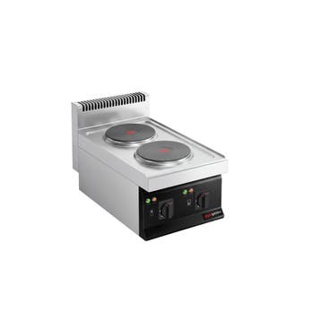GGM Gastro | Elektrisch fornuis - MARIO 700 - 400x700x430mm, Verzenden, Nieuw, Inbouw