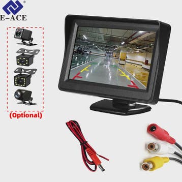 4.3 Inch Auto Achteruitrijcamera Display - Draaibaar & Unive, Verzenden, Nieuw
