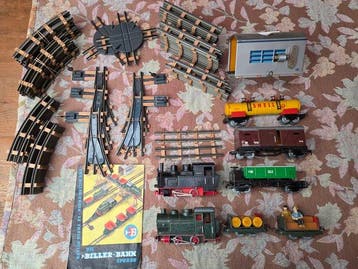 Biller - Biller-Bahn Spur 00 - Opwindbare blikken trein -