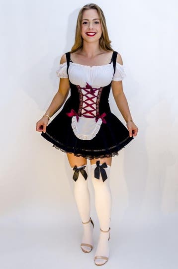 Oktoberfest jurkje Mariska sexy, Verzenden, Nieuw, Feestartikel