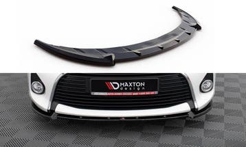 Voorspoiler Toyota Yaris Mk3 FL Maxton Glans Zwart, Ophalen of Verzenden, Nieuw