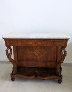 Wandtafel - Hout, Marmer - Karel X - uit de 19e eeuw