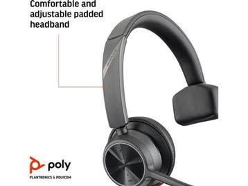 Poly Voyager 4310-M UC - On-Ear Mono Headset - Bluetooth 5.2, Verzenden, Nieuw, Poly
