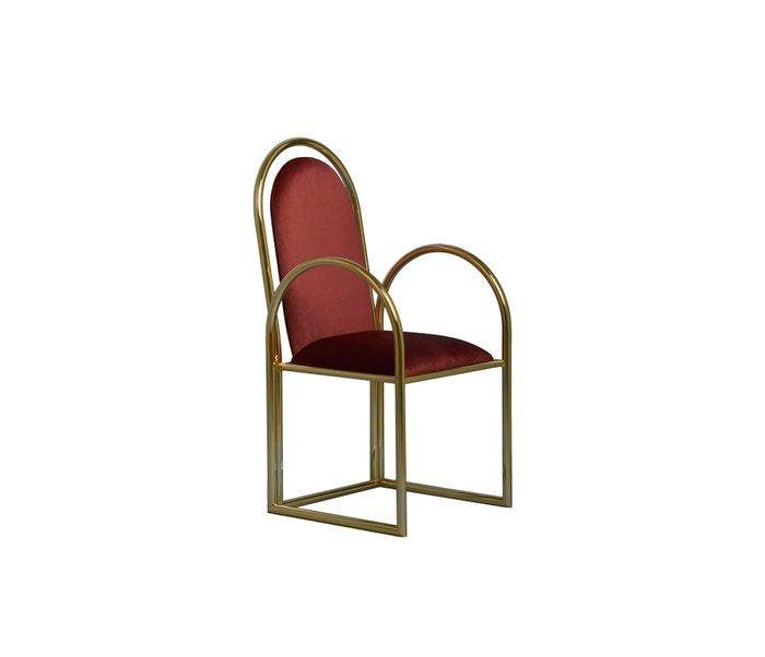 Houtique - Masquespacio - Stoel - Arco - IJzer, Fluweel,, Antiek en Kunst, Kunst | Designobjecten