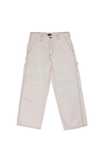 Dickies Broek in maat W34 L30 Wit, Dickies, Verzenden, Zo goed als nieuw, Wit