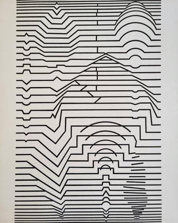 Victor Vasarely (1906-1997) - Ebi-Noor - tirage de