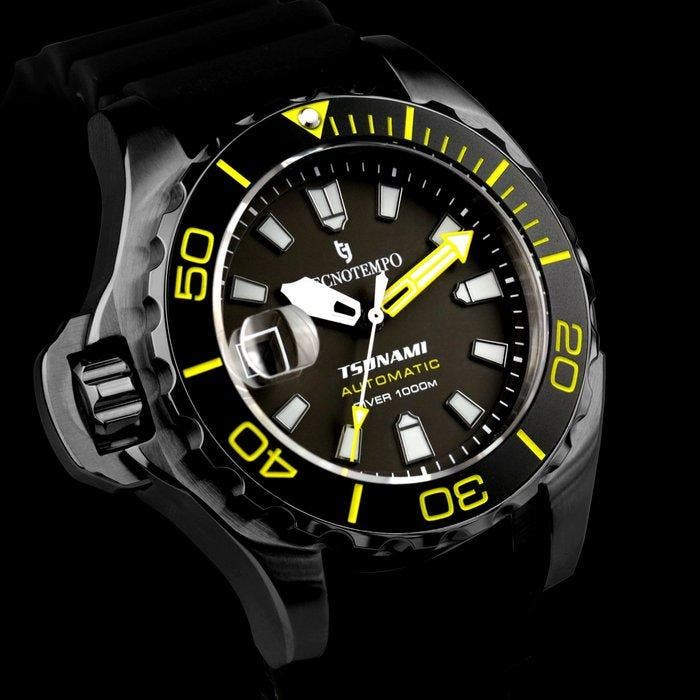 Tecnotempo - Automatic- Professional Diver 1000M Tsunami -, Sieraden, Tassen en Uiterlijk, Horloges | Heren