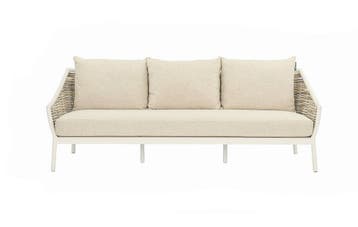 Apple Bee Milou 3-zits loungebank Oyster |, Ophalen of Verzenden, Nieuw