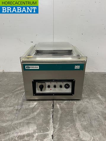 RVS Henkelman Vacuummachine met gasverpakking functie 230V, Ophalen of Verzenden, Gebruikt