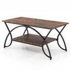 LIVSK Moderne Salontafel - Kunstmarmeren Tafelblad - Stevig, Verzenden