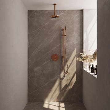 Brauer Copper Edition Thermostatische Regendoucheset Inbouw, Ophalen of Verzenden, Nieuw