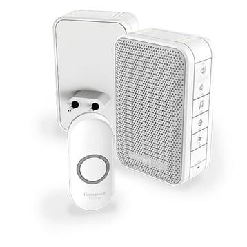 Honeywell draadloze deurbel set met plug-in en drukknop -, Doe-het-zelf en Verbouw, Verzenden, Nieuw, Overige typen