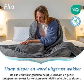 2dekans | EL Life Verzwaringsdeken 9 kg - Fluweel & Sherpa, Huis en Inrichting, Slaapkamer | Beddengoed, Ophalen of Verzenden
