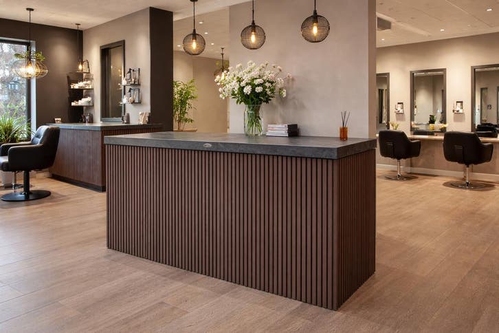 Toonbanken balies van steigerhout winkelinterieur maatwerk!!, Zakelijke goederen, Kantoor en Winkelinrichting | Winkel en Inventaris