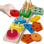 Kruzzel Houten Sorteer Puzzel - Spelenderwijs Leren voor..., Ophalen of Verzenden, Nieuw
