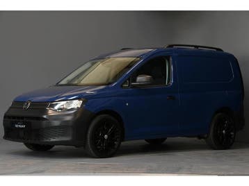Zakelijke lease - Volkswagen Caddy Cargo 1.5 TSI AIRCO |, Stof, Gebruikt, Blauw, Handgeschakeld