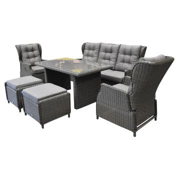 Ibiza premium stoel bank dining loungeset verstelbaar 6, Tuin en Terras, Tuinsets en Loungesets, Ophalen of Verzenden, Nieuw, Wicker