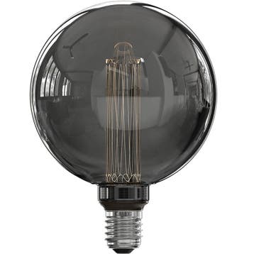 Calex Glasfiber LED Globe XL Titanium Ø125 E27 3.5W, Nieuw