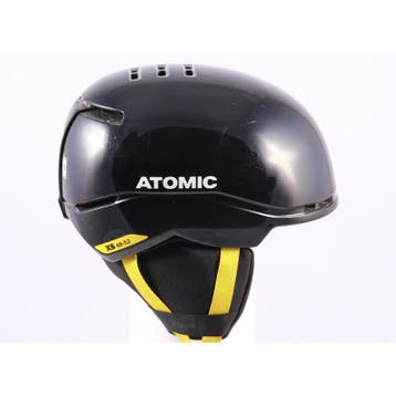48 49 50 51 52 skihelm/snowboardhelm ATOMIC FOUR JR, black/y, Verzenden, Gebruikt, Atomic