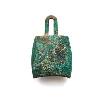 Oud-Chinees Brons Kleine rituele tempelbelkraal - 53 mm