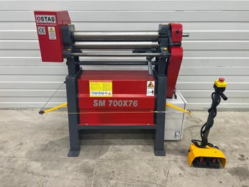 OSTAS SM 700 x 76 plaatwals platenwals rollenwals, Nieuw