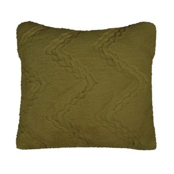 Kussen Zig Zag Groen 45x45cm, Verzenden, Nieuw