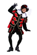 Pietenpak Mallorca Luxe Met Cape - rood-blauw / M, Diversen, Sinterklaas, Verzenden, Nieuw