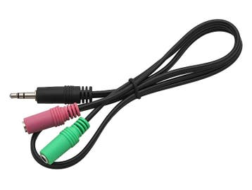 Splitter 3,5 inch Jack Male naar 2x 3,5 inch Jack Female 1,5, Ophalen of Verzenden, Nieuw