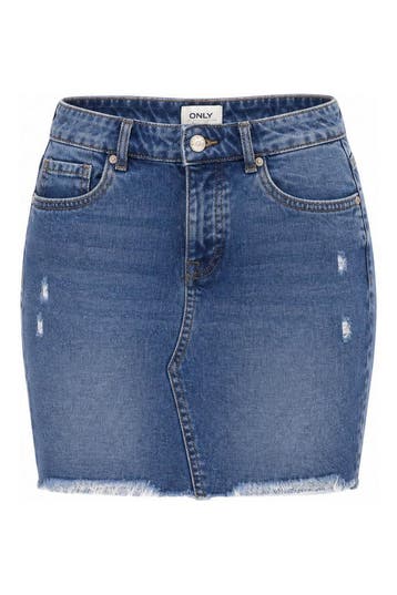 Only Rok in maat 36 Blauw, Only, Verzenden, Gedragen, Blauw