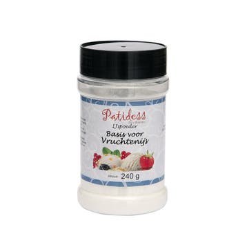 Patidess Basis voor Vruchtenijs 240g, Verzenden, Nieuw