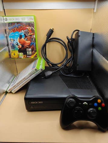 Microsoft - Xbox 360 - Xbox 360 nera vintage completa + 3, Nieuw